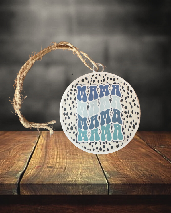 Round Mamma Freshie - Salted Carmel and Pistachio Scent