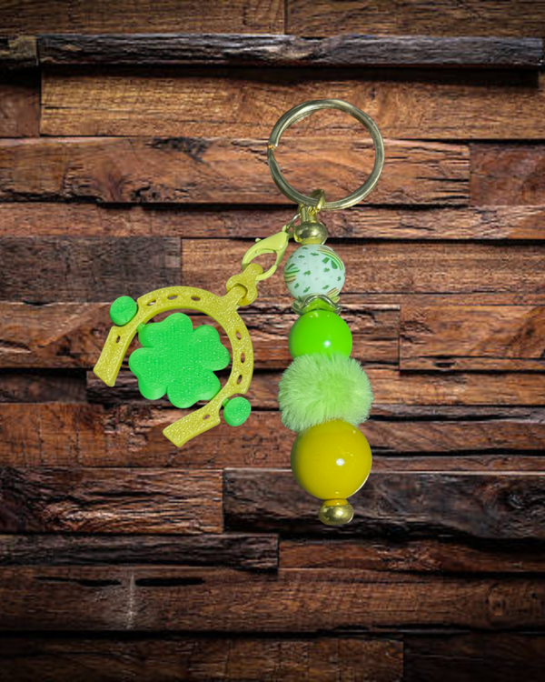 Four Leaf Clover Keychain/Bagcharm/ Fidget Spinner
