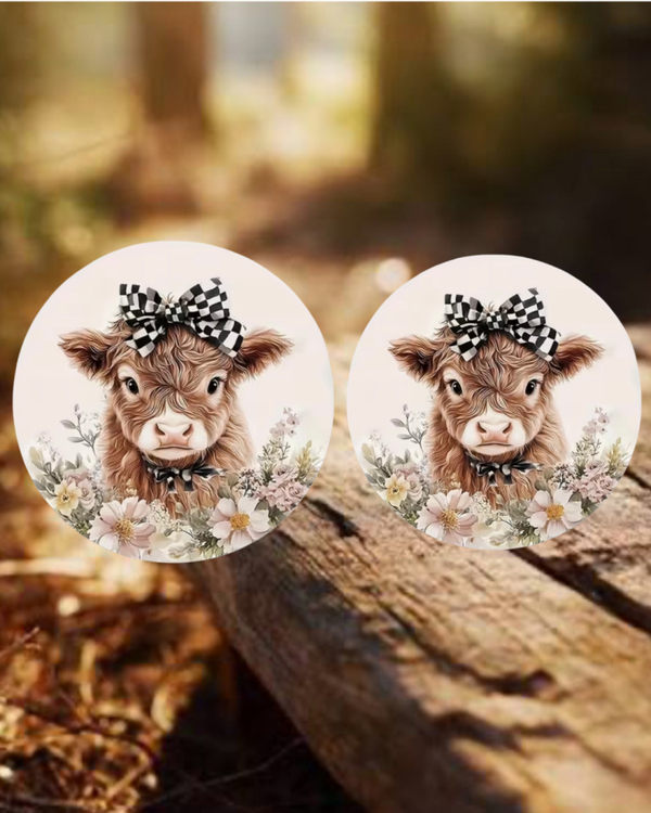 Cow Car Coasters