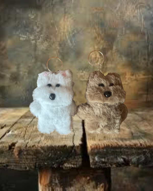 Dog Plush Keychain/Bag Charm