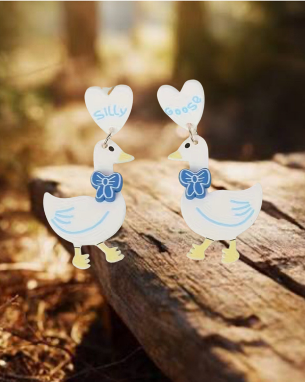 Goose Earrings