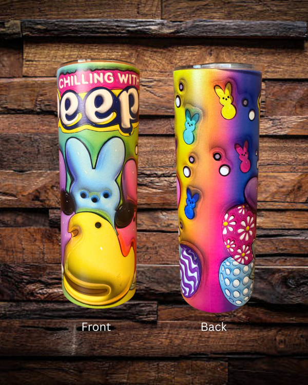 20 oz Easter Bunny Peep Tumbler