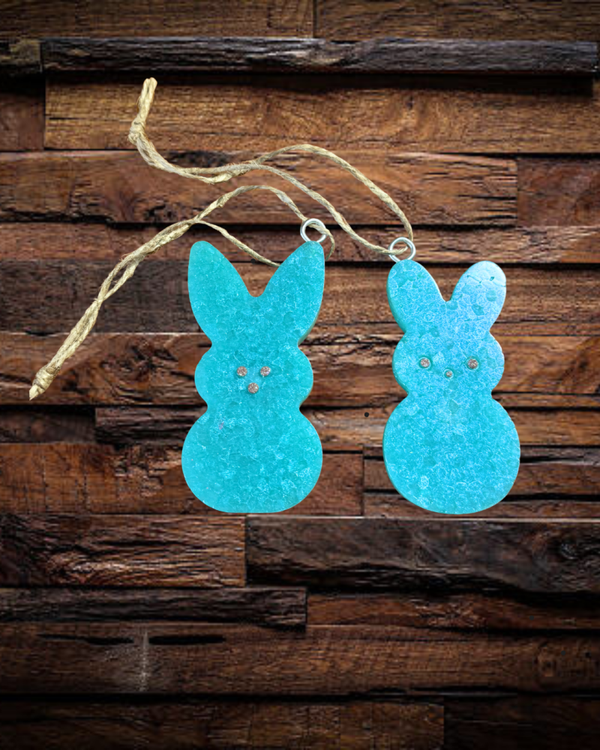 Small Blue Peep Freshie - Clean Cotton Scent