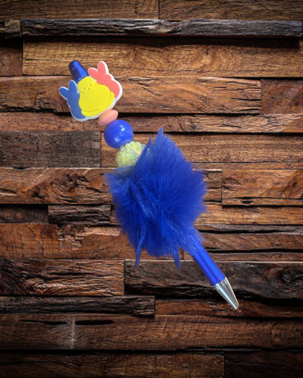 Blue Fuzzy Easter Bunny Peep