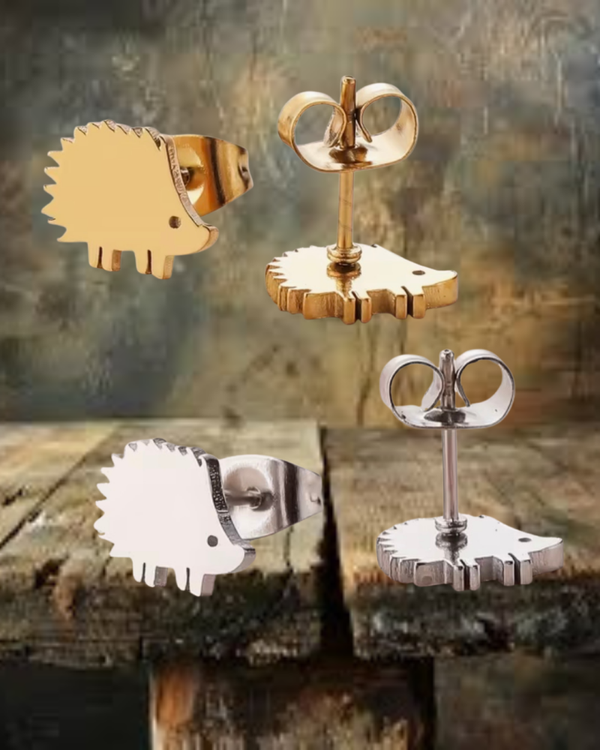 Hedgehog Earrings