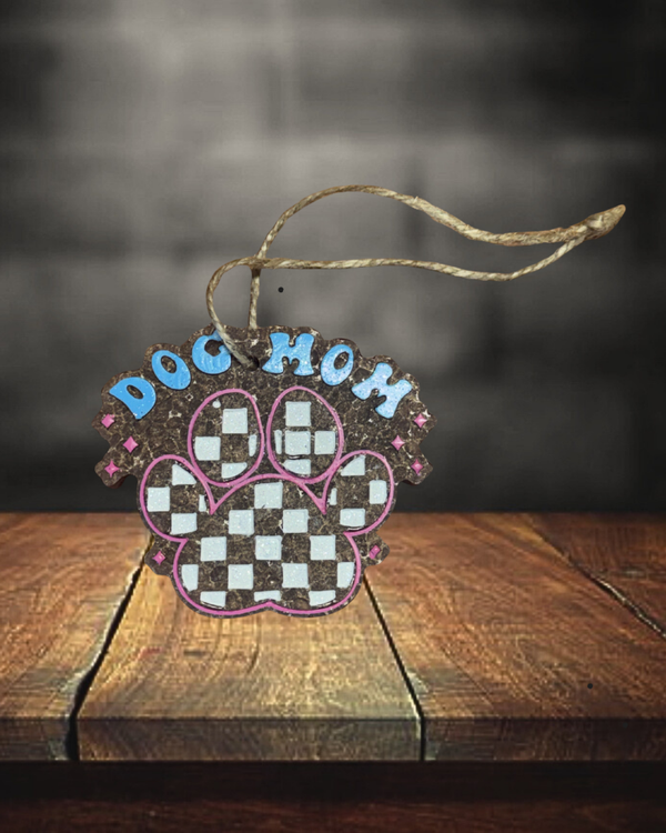 Dog Mom Freshie - Leather Scent