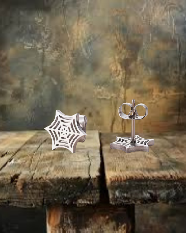 Spider Web Earrings