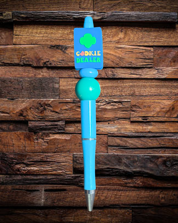 Blue Cookie Dealer Pen