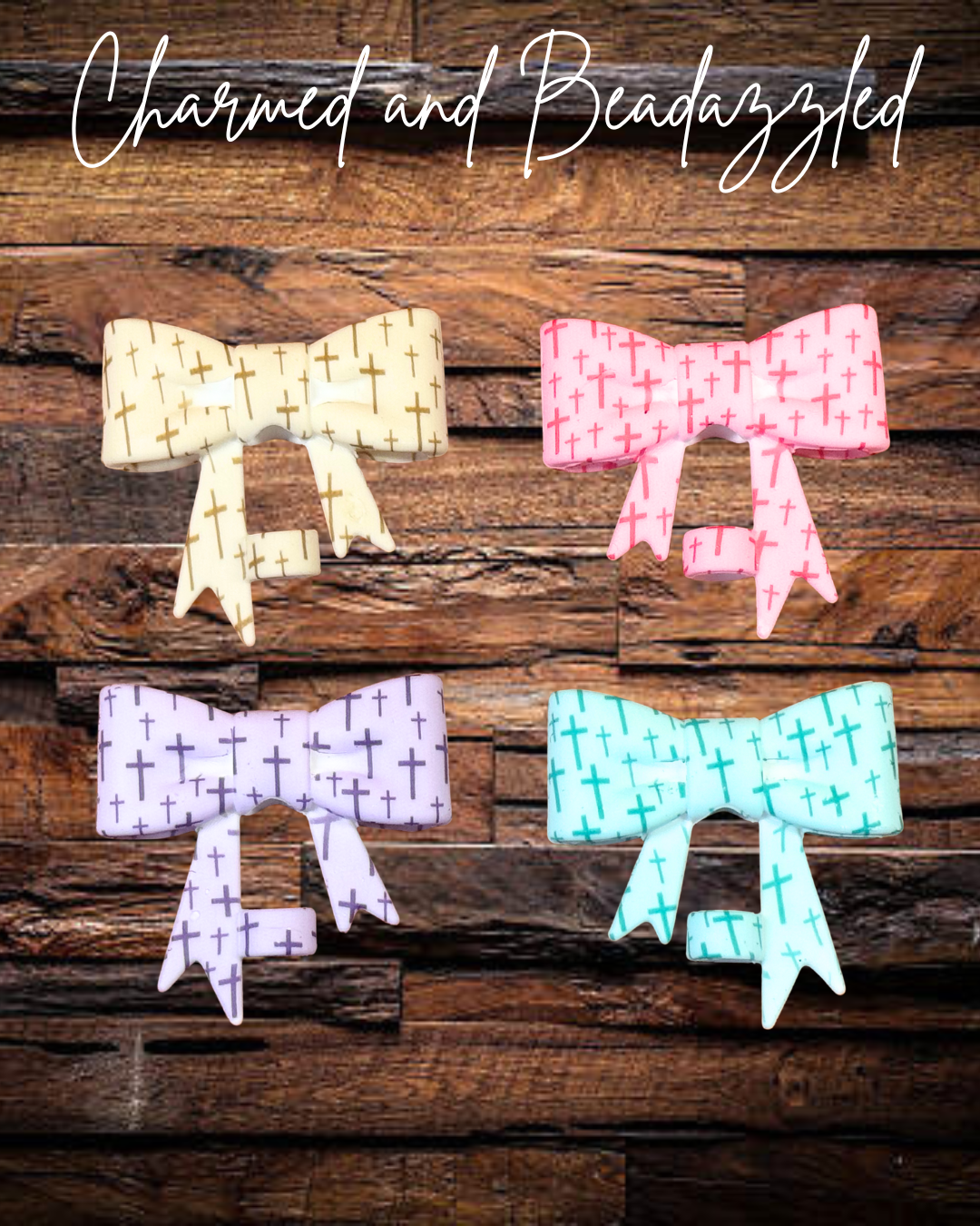 Faith Bow Straw Toppers