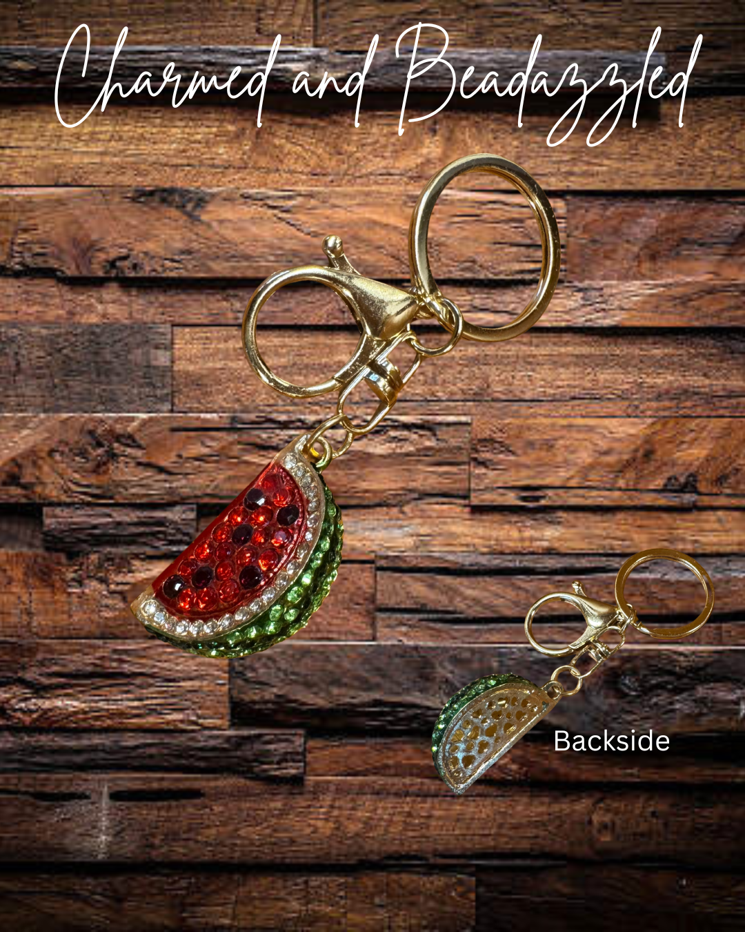 Watermelon Sparkle Keychain/Bag Charm