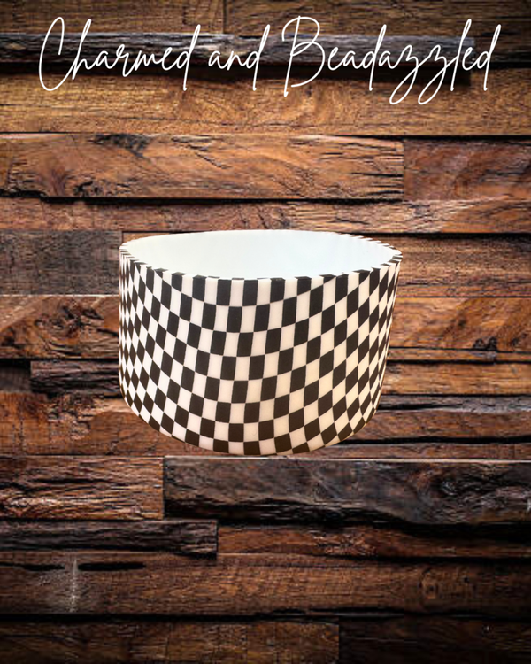 Checkered Tumbler Boot