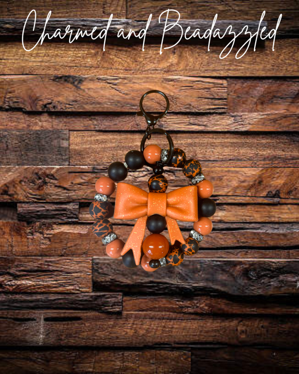 Glitter Rust Wristlet