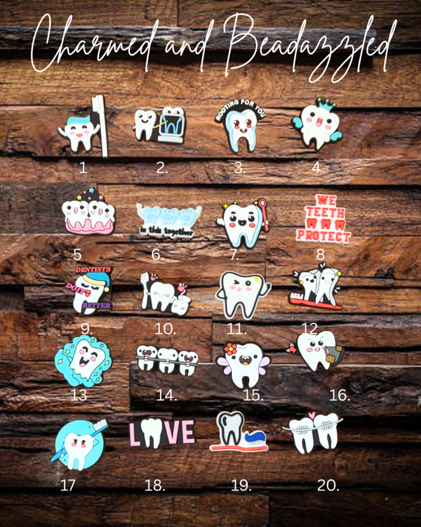 Dental Shoe Charms