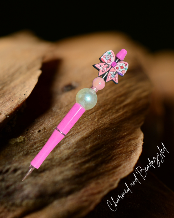Pink Bow Nurse Pen