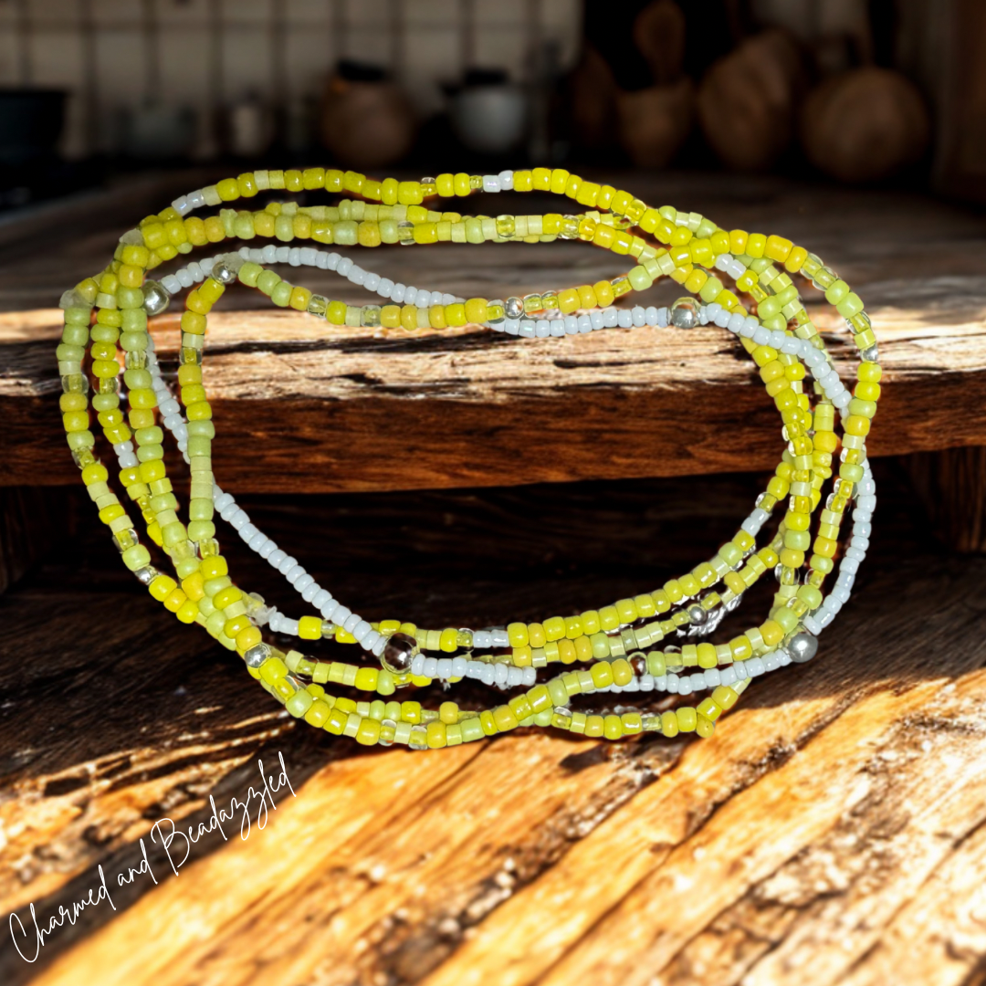 Yellow Tumbler Bracelet Stack