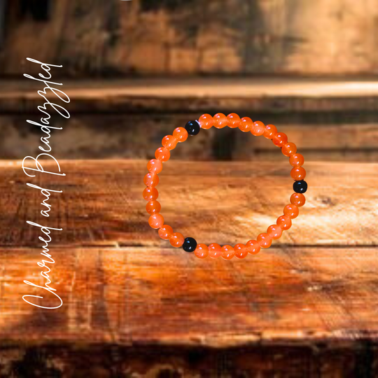 Orange Halloween Bracelet Stack