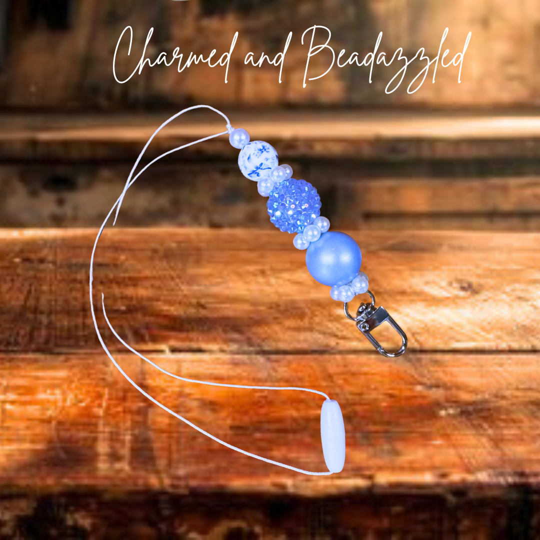 Blue Ribbons Freshie Hanger