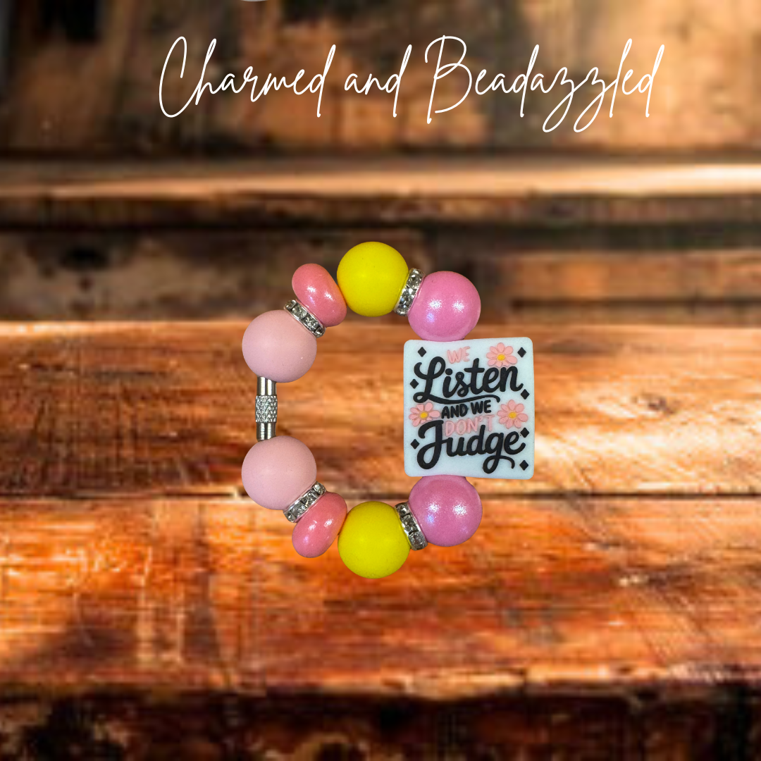 Listen & Don’t Judge Handle Charm