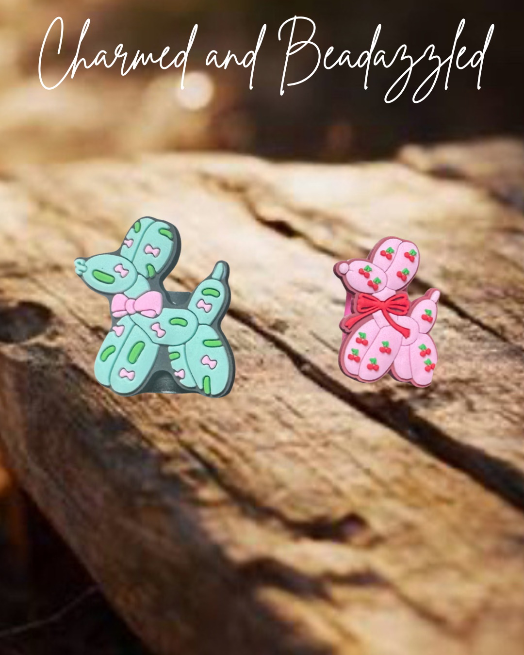 Balloon Dog Straw Toppers