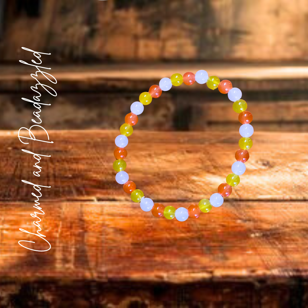 Candy Corn Tumbler Bracelet