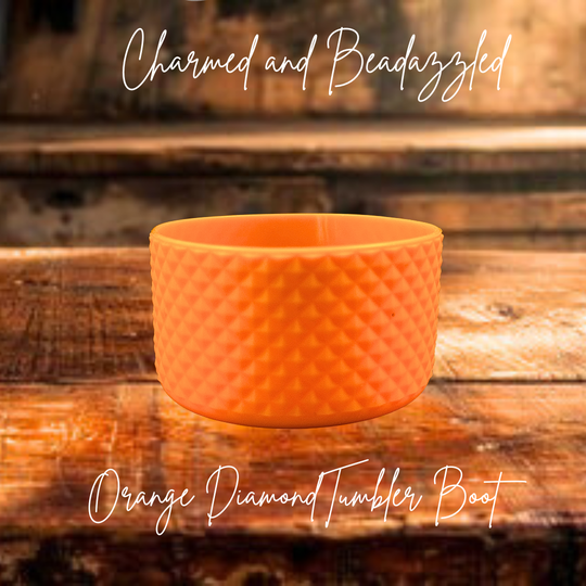 Orange Diamond Tumbler Boot