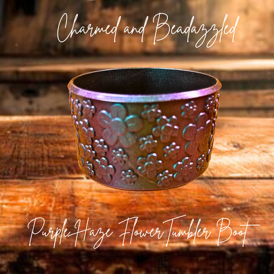Purple Haze Flower Tumbler Boot