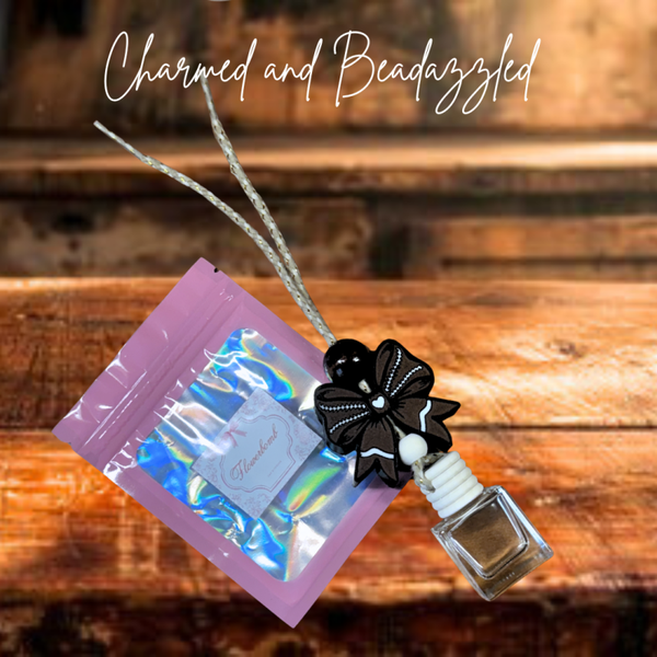 Football Bow - Flower Bomb Scent Car Diffuser