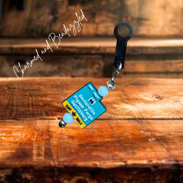 Exit Gatlinburg Straw Charm