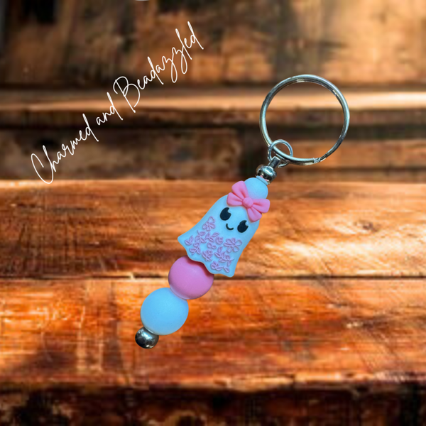 Pink Bella Boo Keychain/Bag Charm