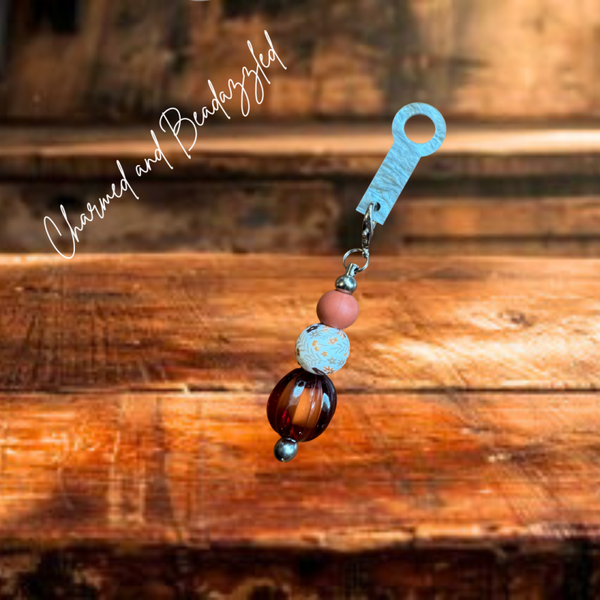 Fall Straw Charm