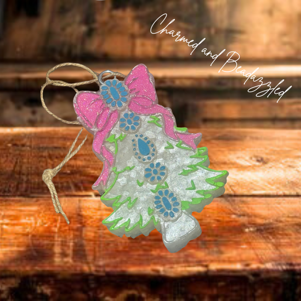 Christmas Tree Freshie - Cinnamon Leather Scent