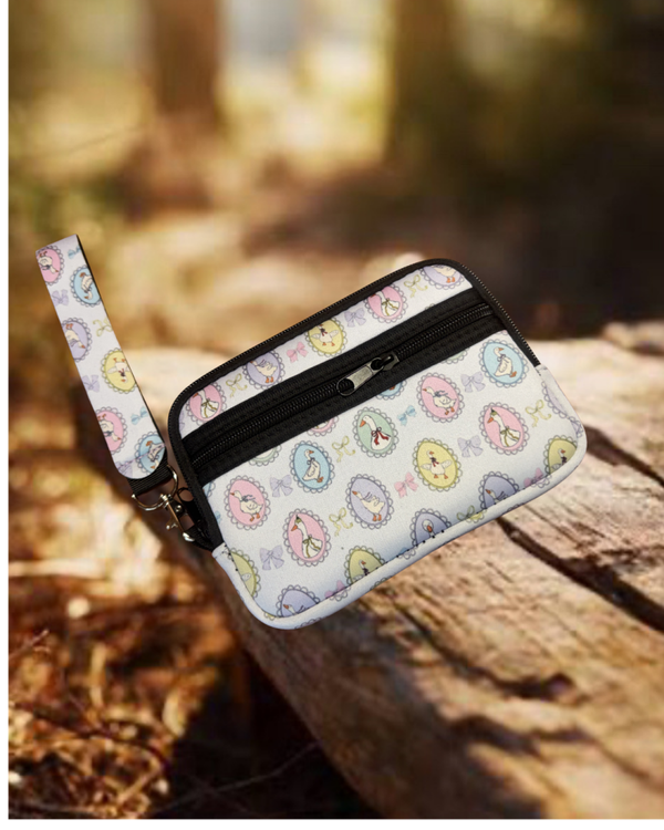 Pink Goose Wristlet Wallet