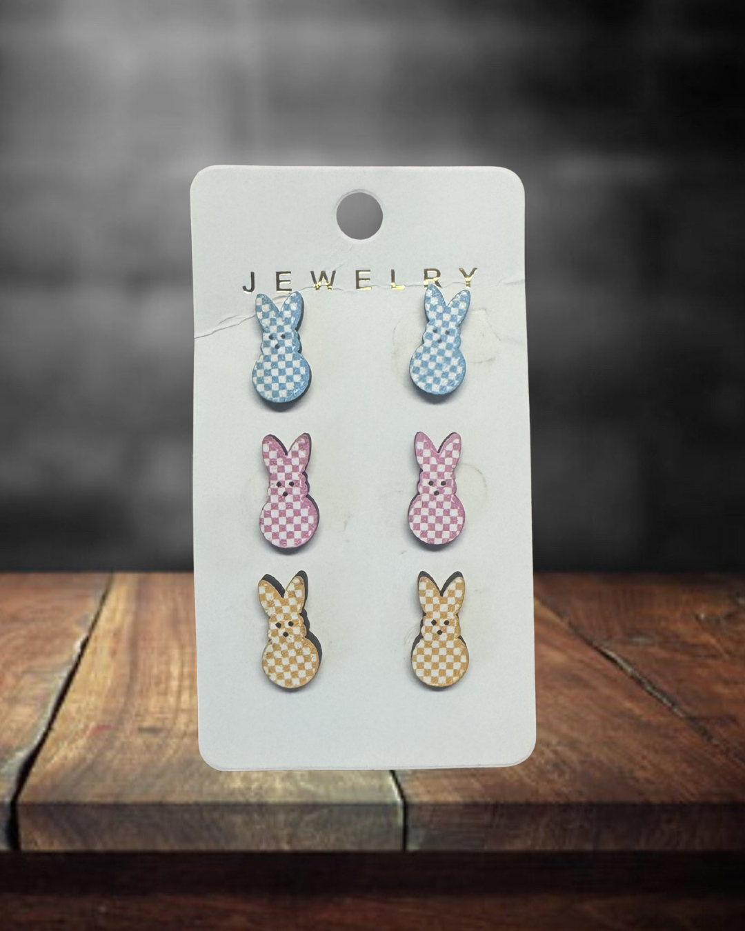 3 Pairs Bunny Earrings