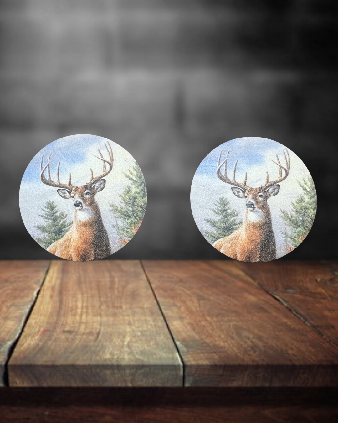 Deer Car Coasters