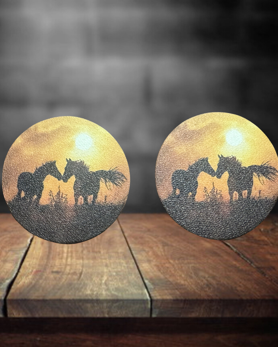 Horse Car Coasters