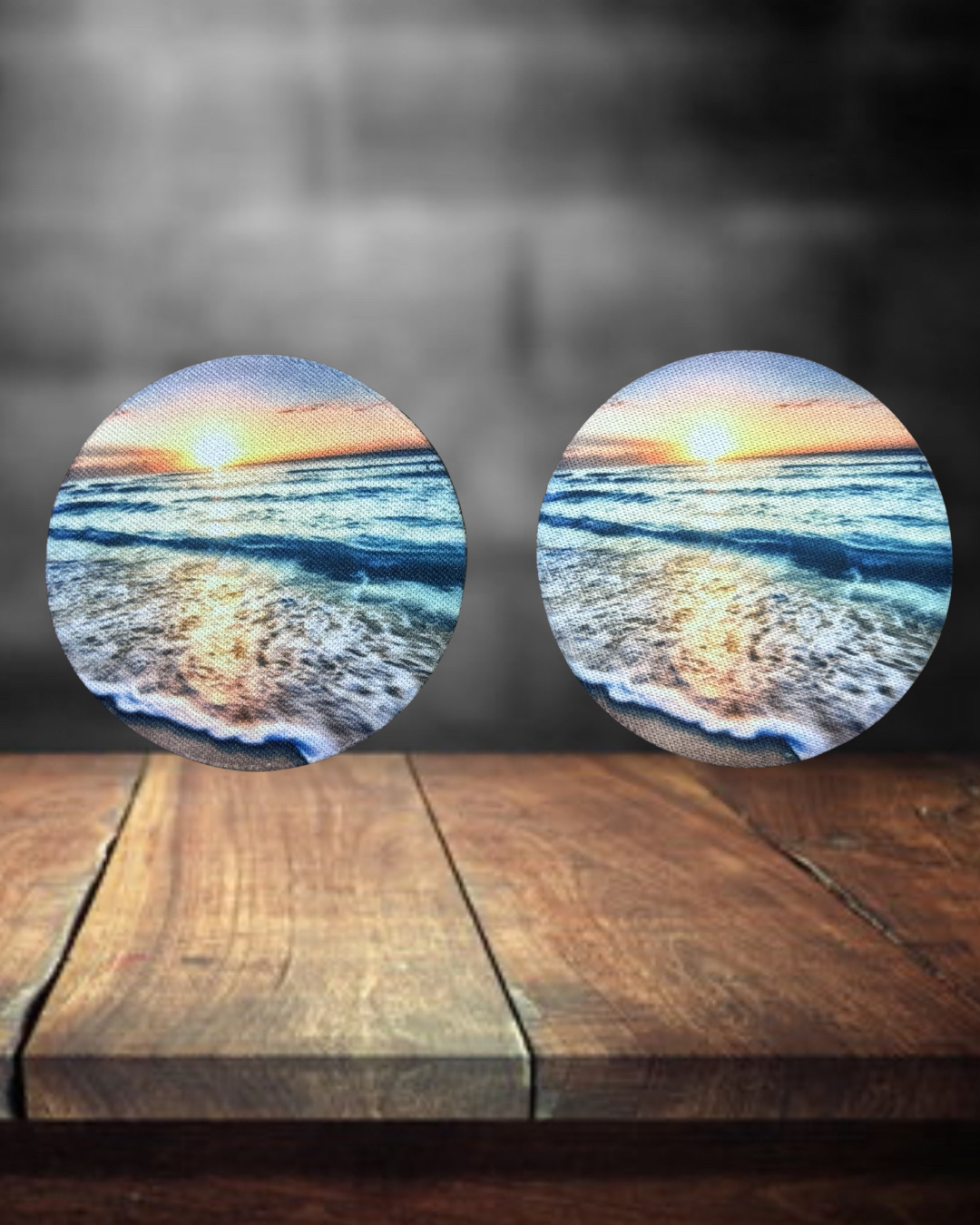 Beach Waves Car Coasters