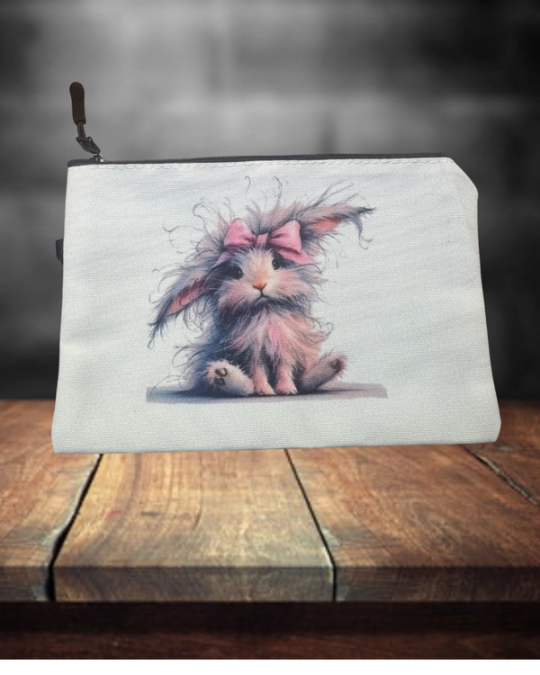 Bunny With Bow Pouch