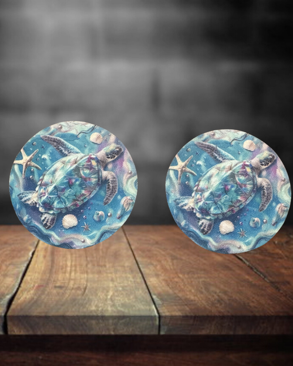 Sea Turtle Car Coasters