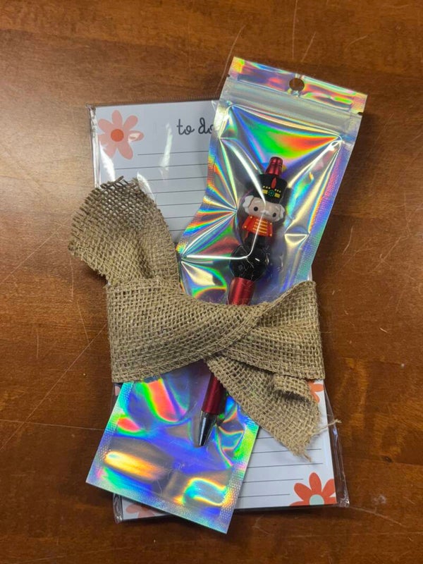 Nutcracker Christmas Pen and Notepad Bundle