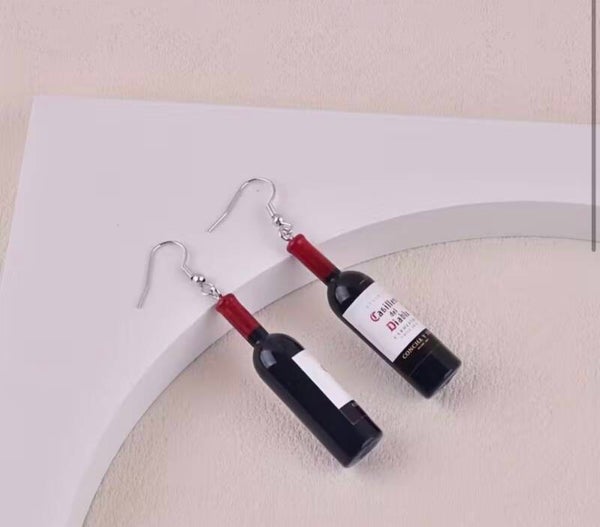 Wine Bottle Earrings