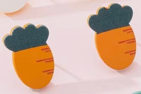 Carrot Wood Earrings