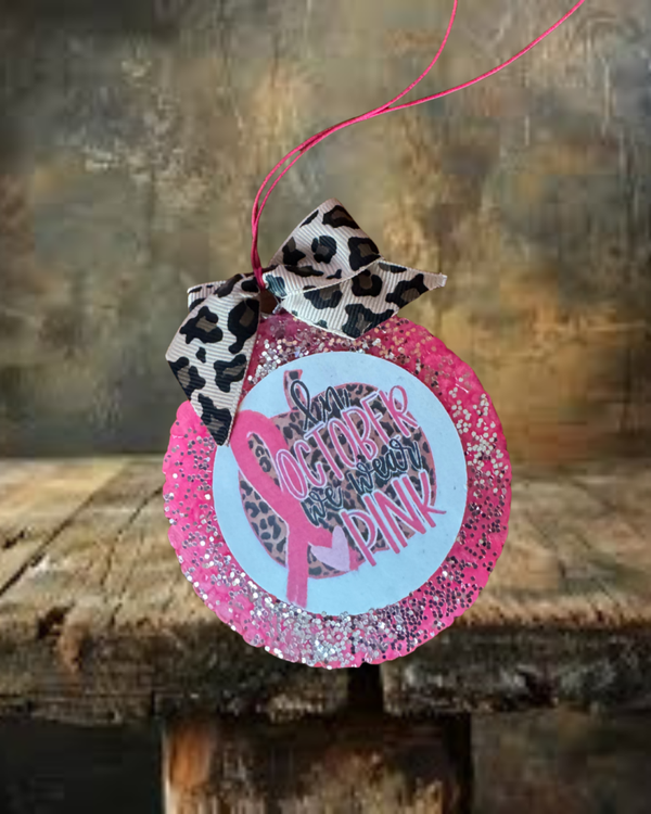 Pink Cancer Freshie - Birthday Cake Scent