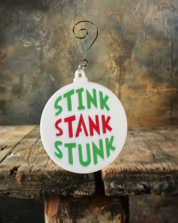 Christmas Ornament - Stink, Stank