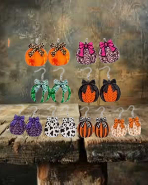 Pumpkin Earrings