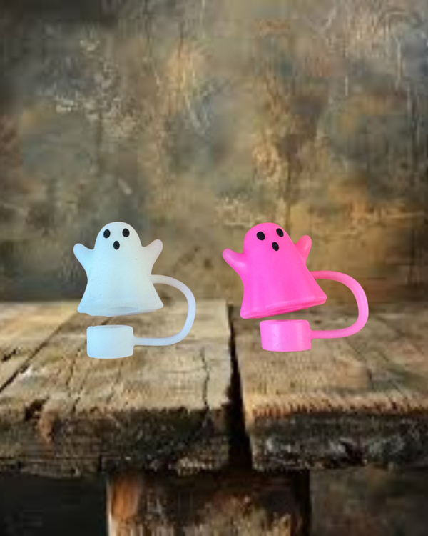Ghost Glow in the Dark Straw Topper