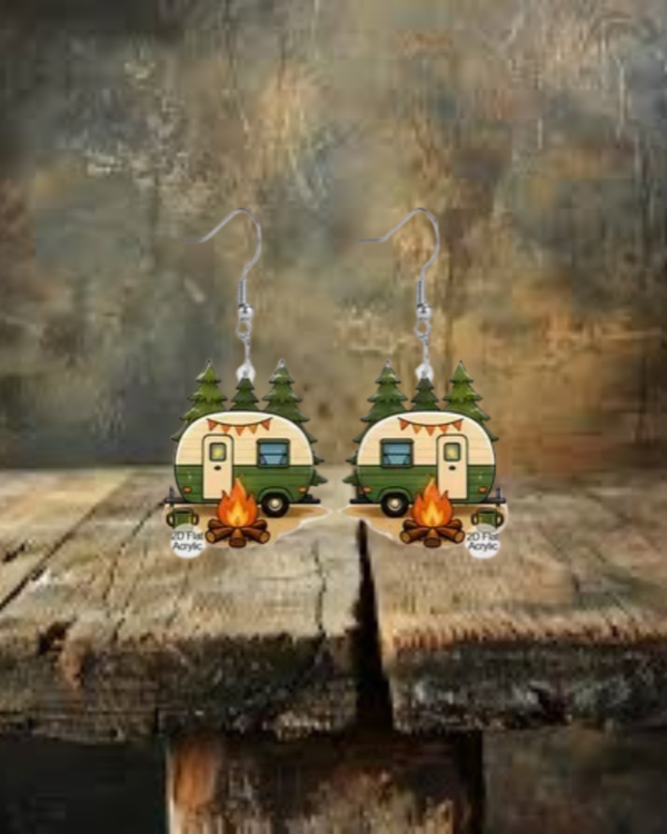 Camping Earrings