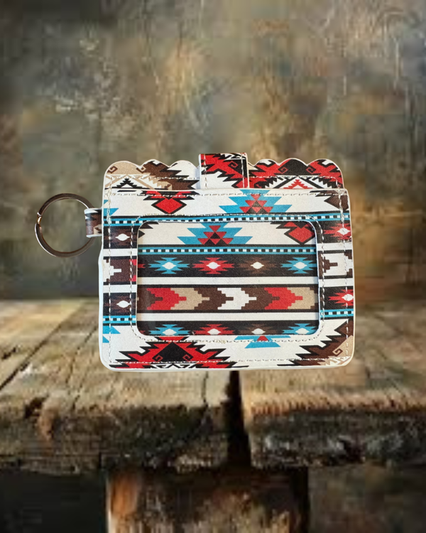 Western Carholder Wallet Keychain