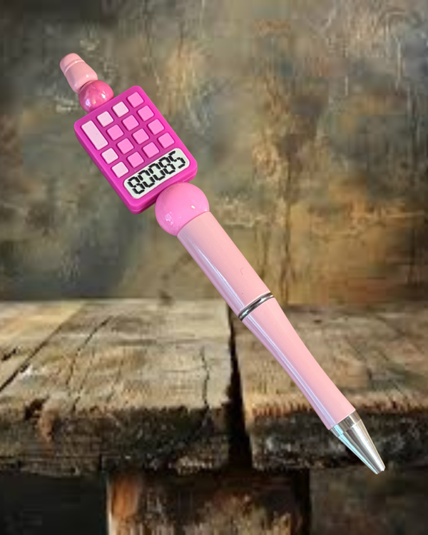Pink Calculator Pen