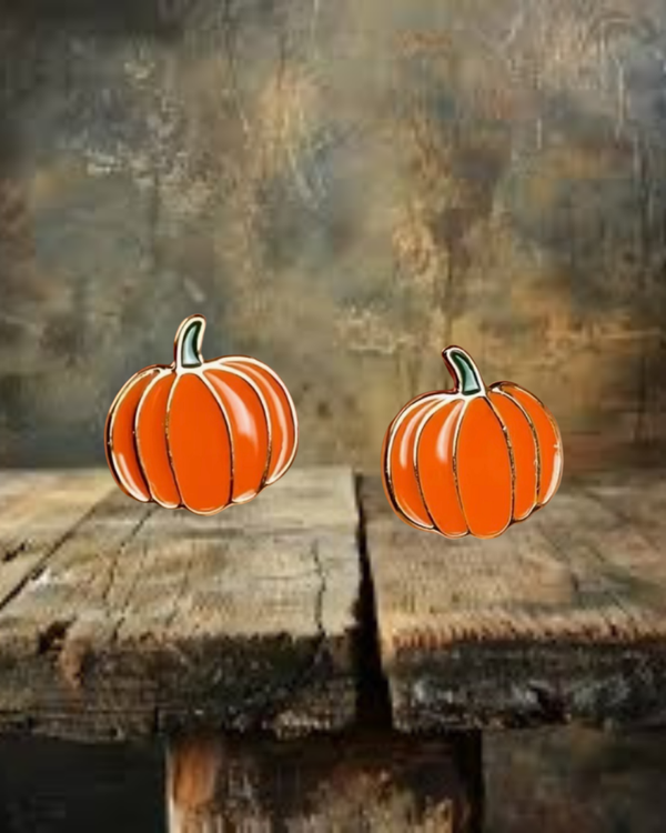 Pumpkin Earrings