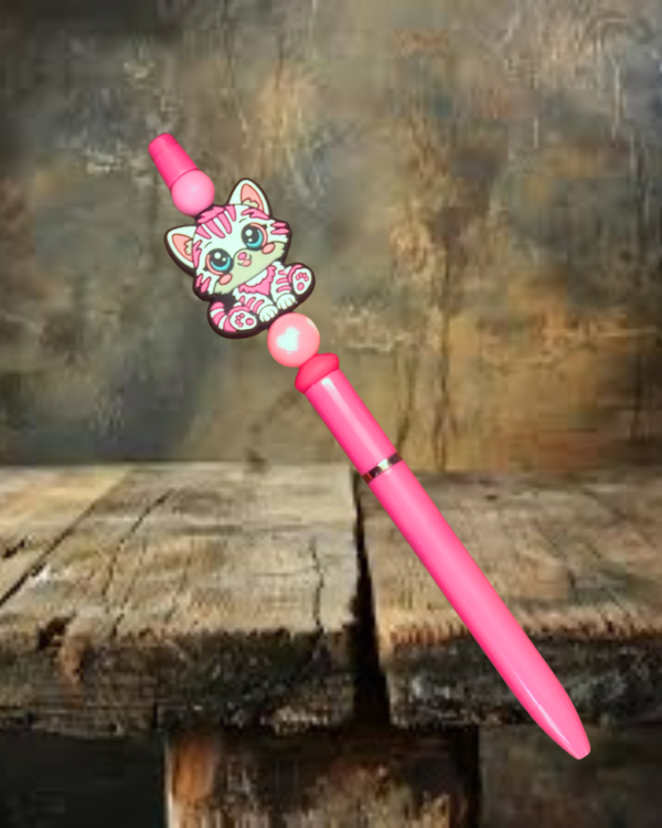 Cat Pink Pen